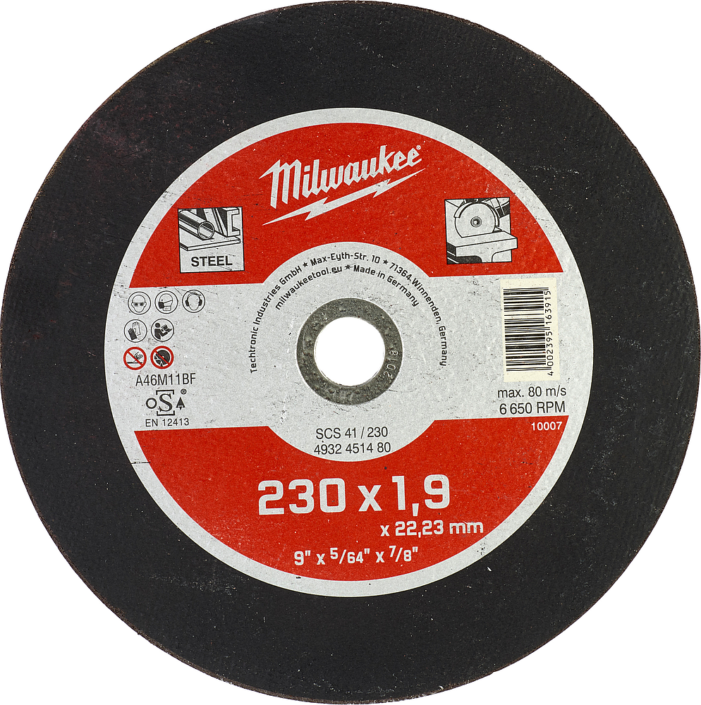 DISQUES À TRONÇONNER